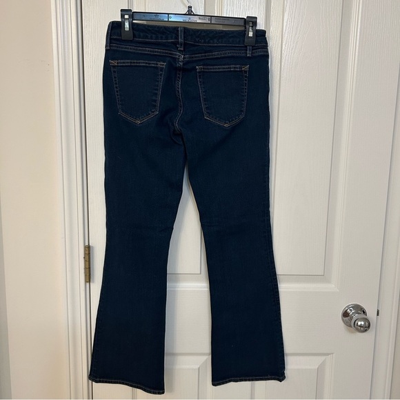 Gap 1969 Sexy Boot Women's Dark Blue Jeans in Rinse Size 27 Short - Picture 4 of 7